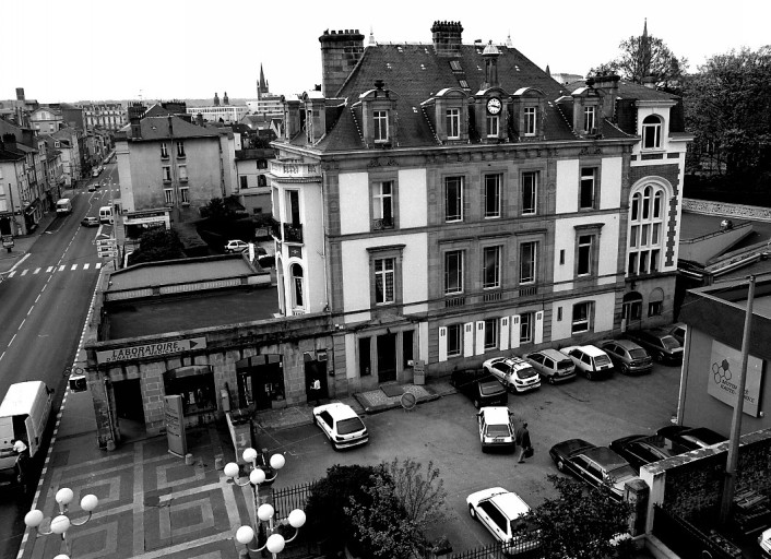 Façade postérieure du logement patronal.