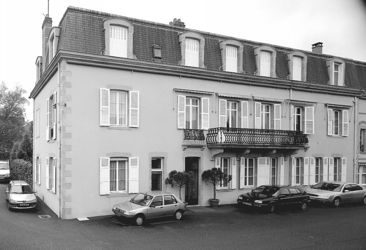 Façade sur cour du logement patronal (façade est).