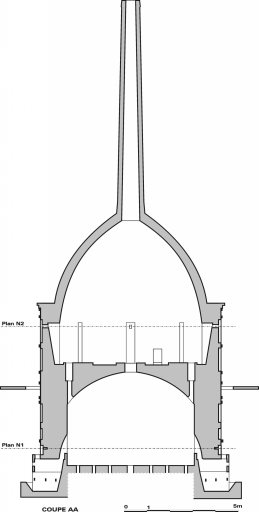 Coupe du four à porcelaine des Casseaux.