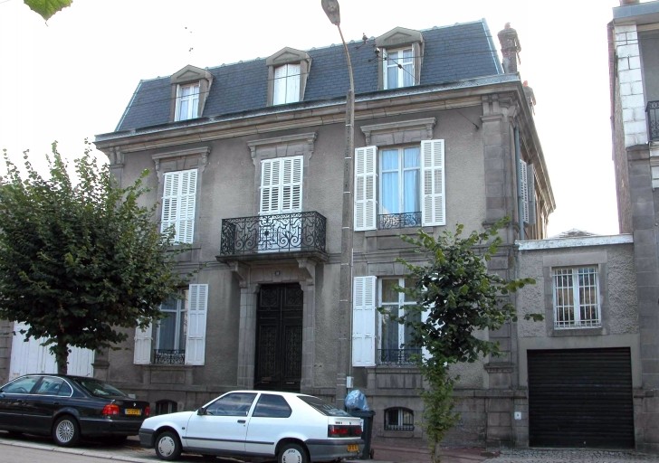 Le logement patronal : façade antérieure.