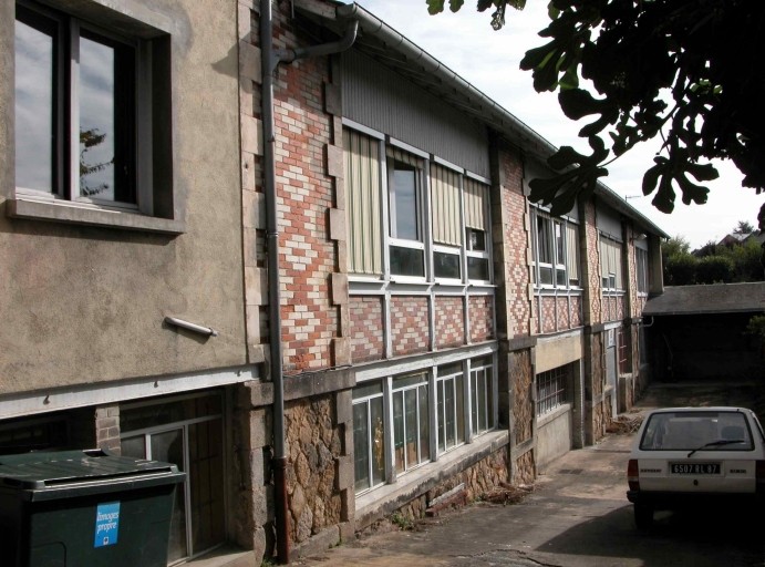 La partie est des ateliers (en fond de parcelle).