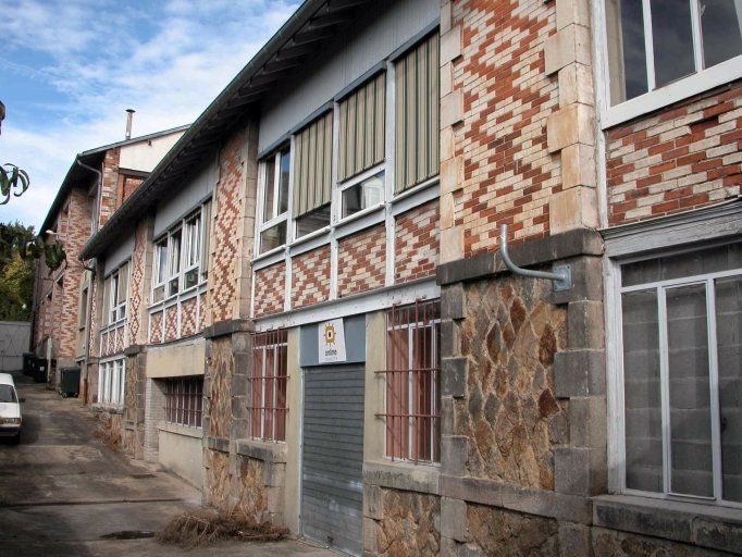 La partie est des ateliers (en fond de parcelle), vue en direction de l'avenue Baudin.
