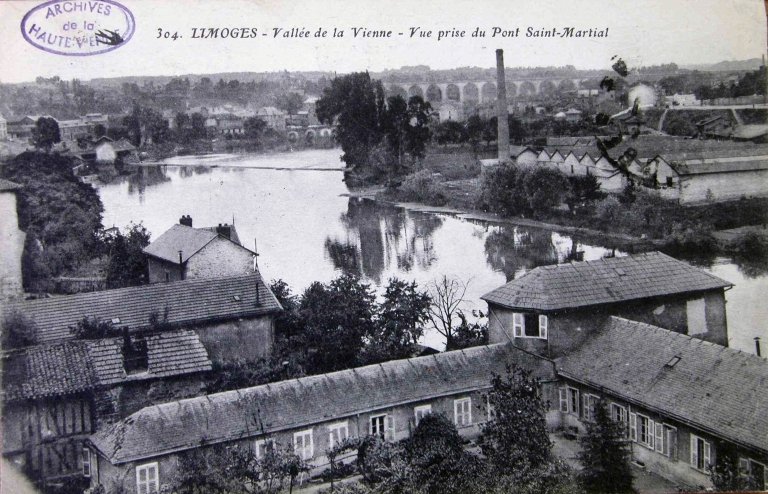 Vue de l'usine vers 1920.