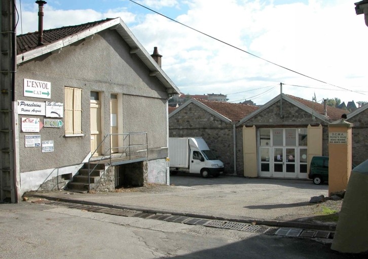 L'entrée de l'usine.