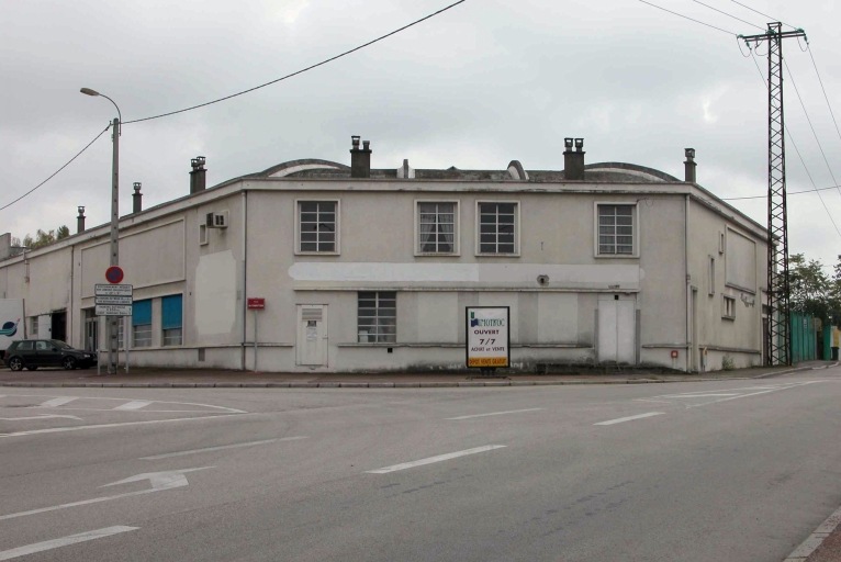 Façade antérieure de l'usine, vue du nord.