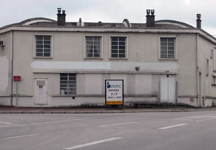 Façade antérieure de l'usine, vue du nord : détail.