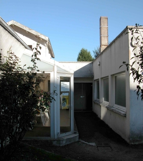 Les anciens ateliers vus depuis la cour intérieure, en direction du nord-est.