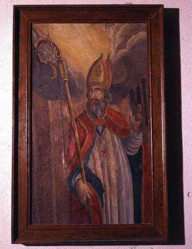 Tableau, cadre : saint Martial