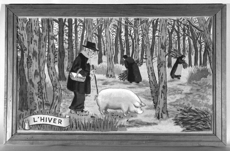 L'hiver, vue générale.