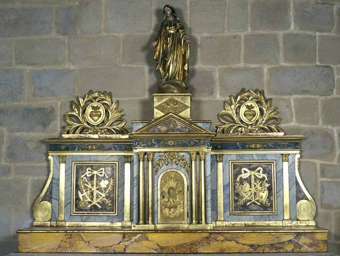 Vue du tabernacle et de la statue.