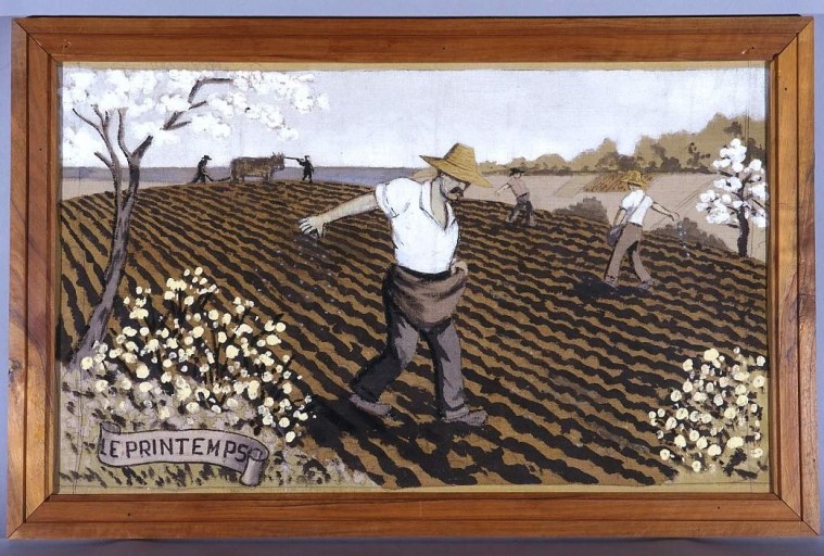 Le printemps, vue générale.