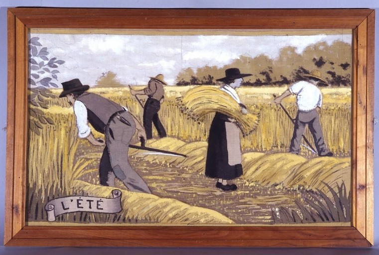 L'été, vue générale.