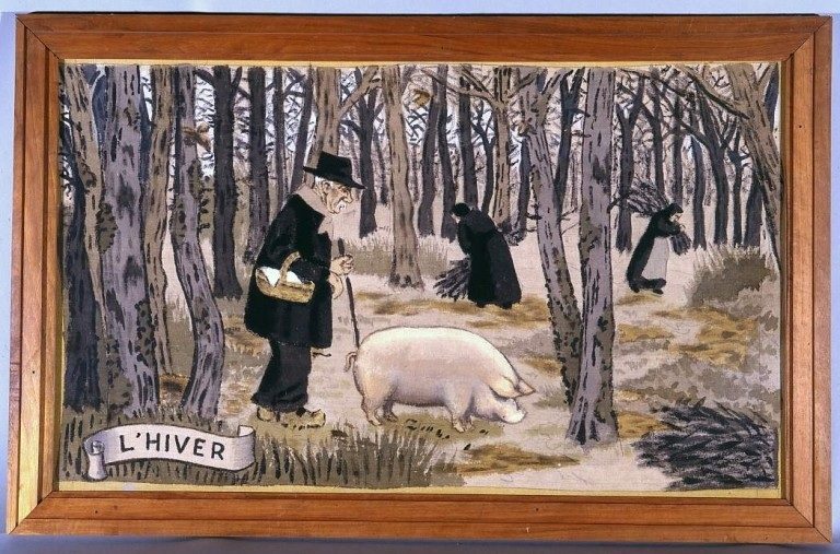L'hiver, vue générale.