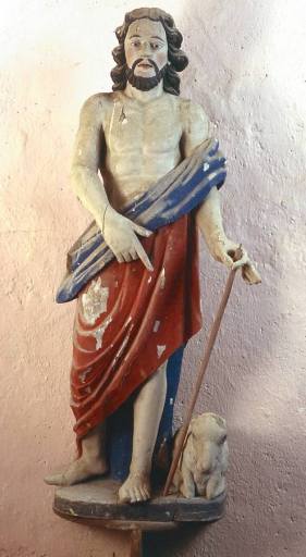 Statue (petite nature) : saint Jean-Baptiste