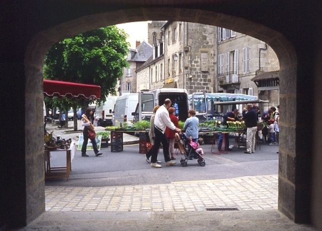 Le marché du vendredi.