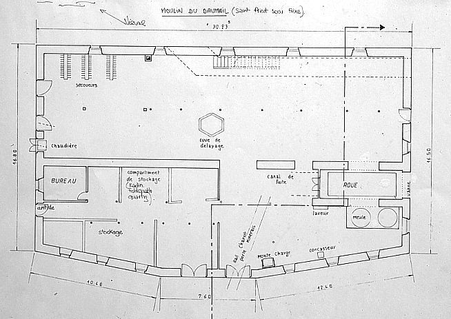 Plan du rez-de-chaussée.