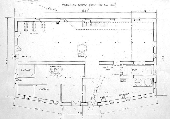 Plan du rez-de-chaussée.