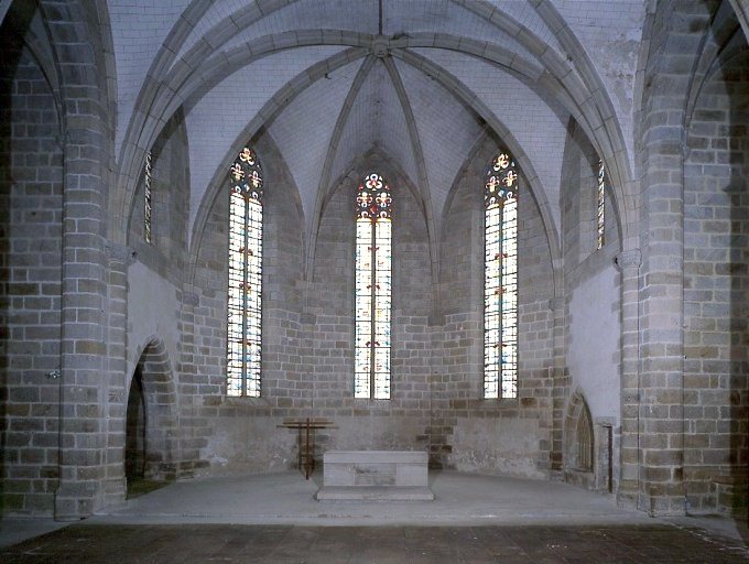 Verrières des pans coupés du choeur.