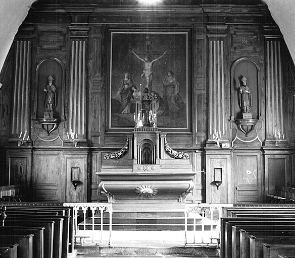 Autel, retable, tabernacle (maître-autel)
