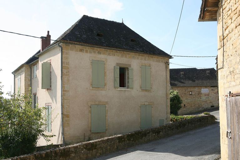 Vue du mur de croupe nord.