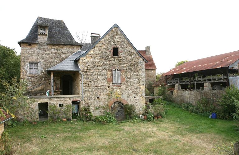 Vue générale ouest du logis.
