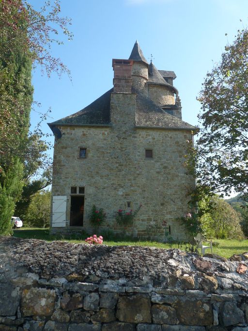 Vue du mur de croupe ouest.