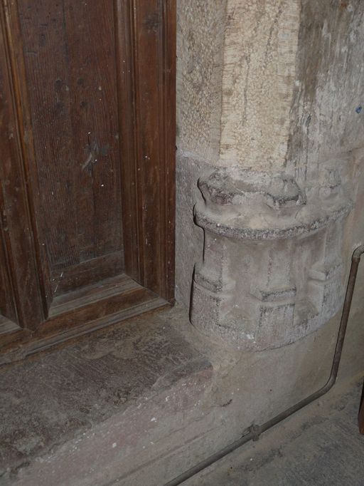 Détail des congés moulurés.