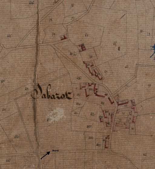 Extrait du plan cadastral de 1832, section A1 n°62 et n°63. ; Extrait du plan cadastral de 1832, section A1 n°80. ; Extrait du plan cadastral de 1832, section A1 n°73. ; Extrait du plan cadastral de 1832, section A1 n°634. ; Extrait du plan cadastral de 1832, section A1 n°68 et n°69. ; Extrait du plan cadastral de 1832, section A1 n°626 à 628. ; Extrait du plan cadastral de 1832, section A1 n°624. ; Extrait du plan cadastral de 1832, section A1 n°633. ; Extrait du plan cadastral de 1832, section A1 n°75 et n°76.