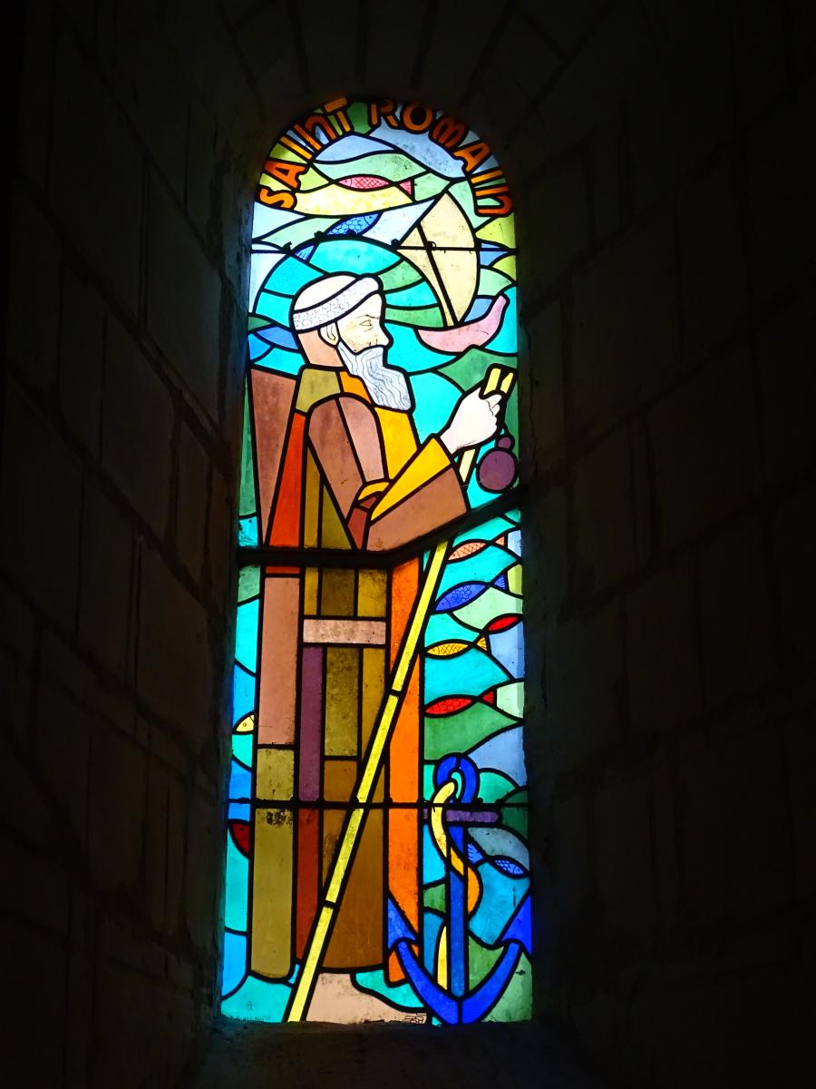 Verrière de saint Romain : vue d'ensemble.