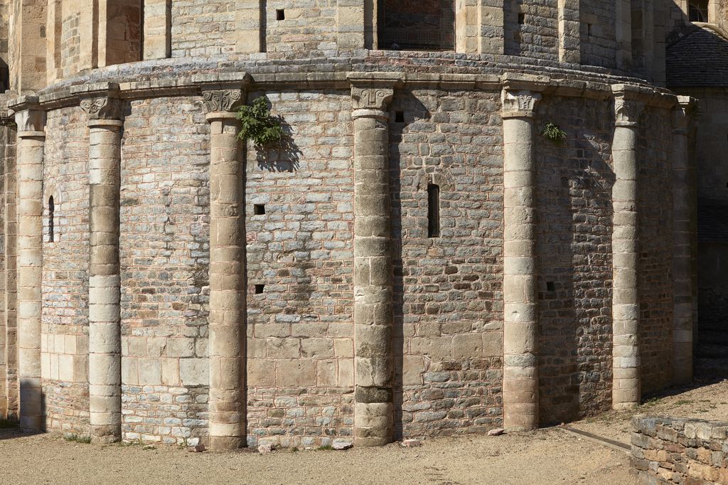 Chevet de l'église abbatiale.