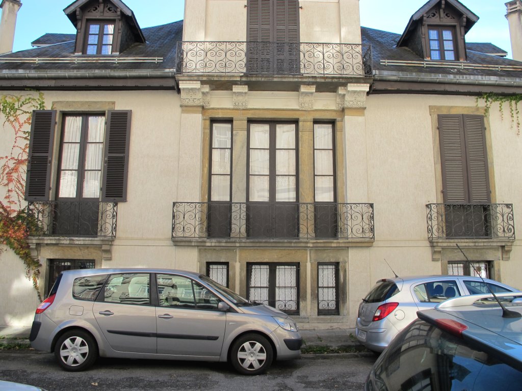 Vue du niveau inférieur de l'élévation nord.