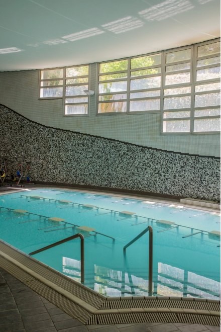 Vue de la seconde piscine de mobilisation.