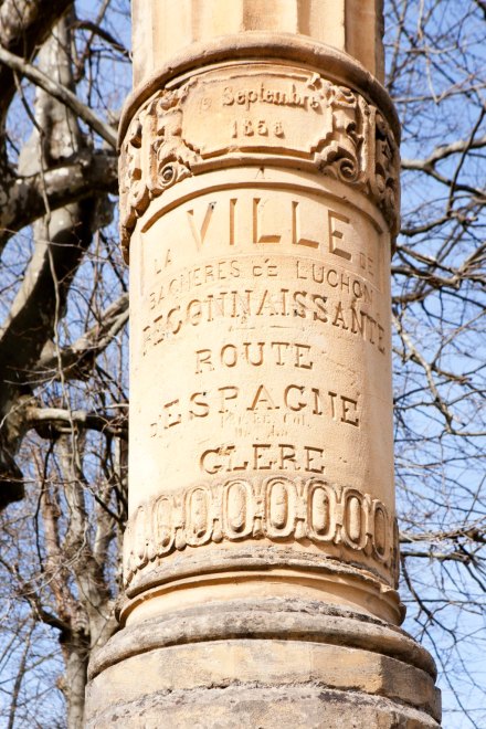 Détail de la partie centrale du fût, côté sud.