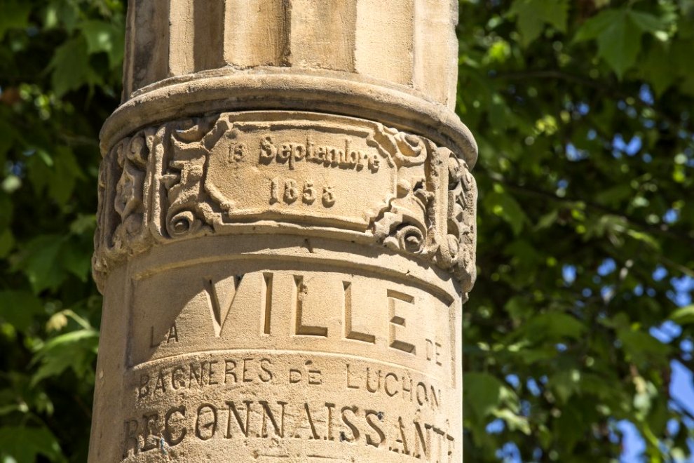 Détail de la partie centrale du fût, côté sud.