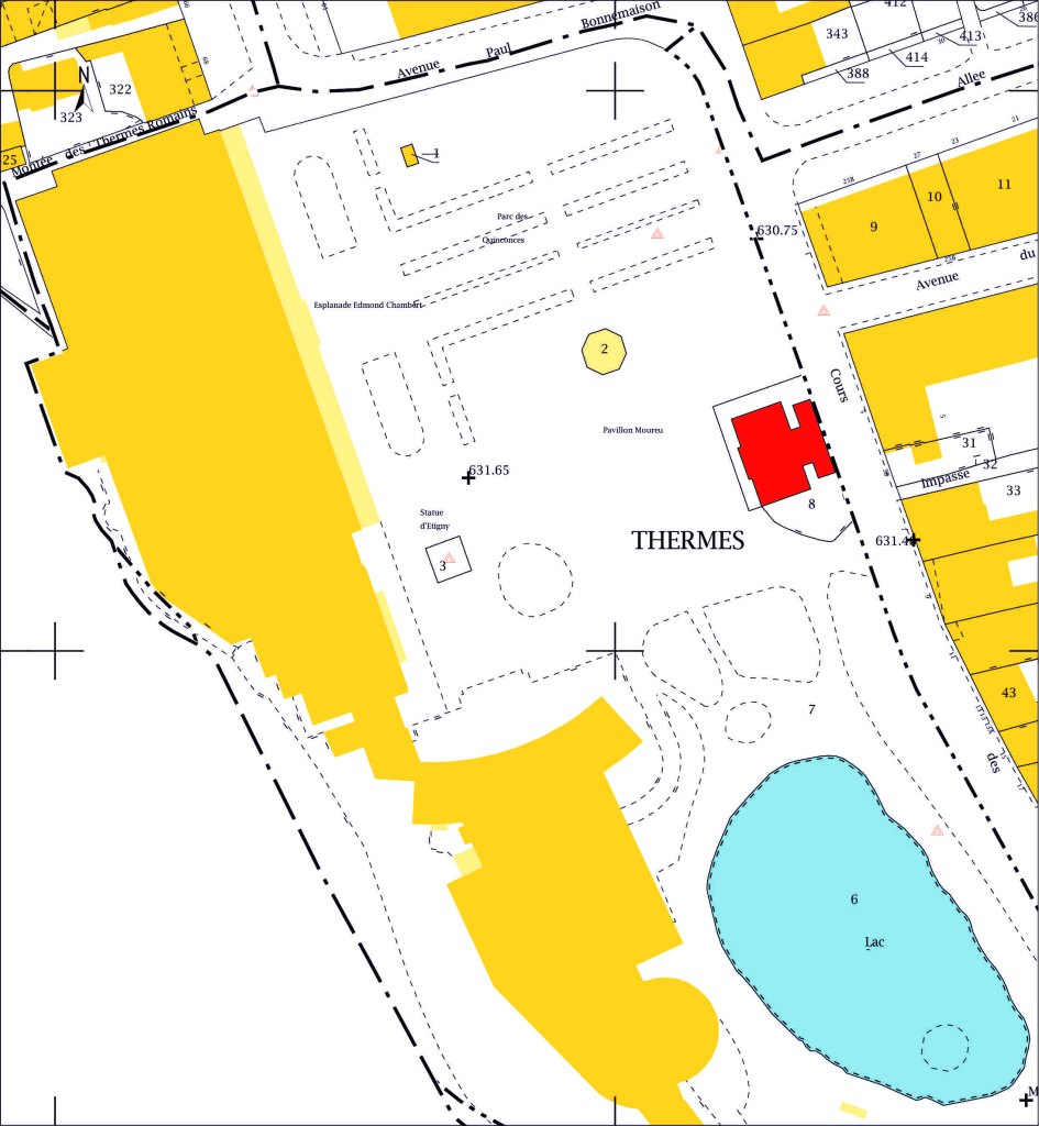 Plan de situation AL 01 8 (sur fond de plan cadastral DGFiP, 2017).