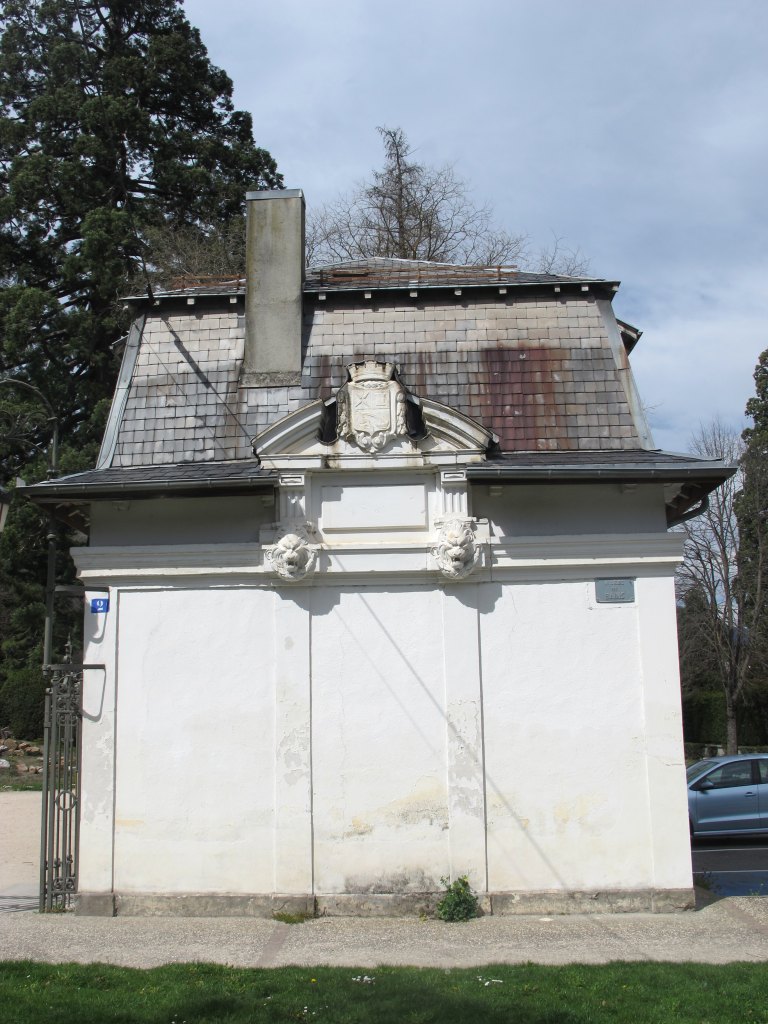 Vue de l'élévation sud du pavillon est.