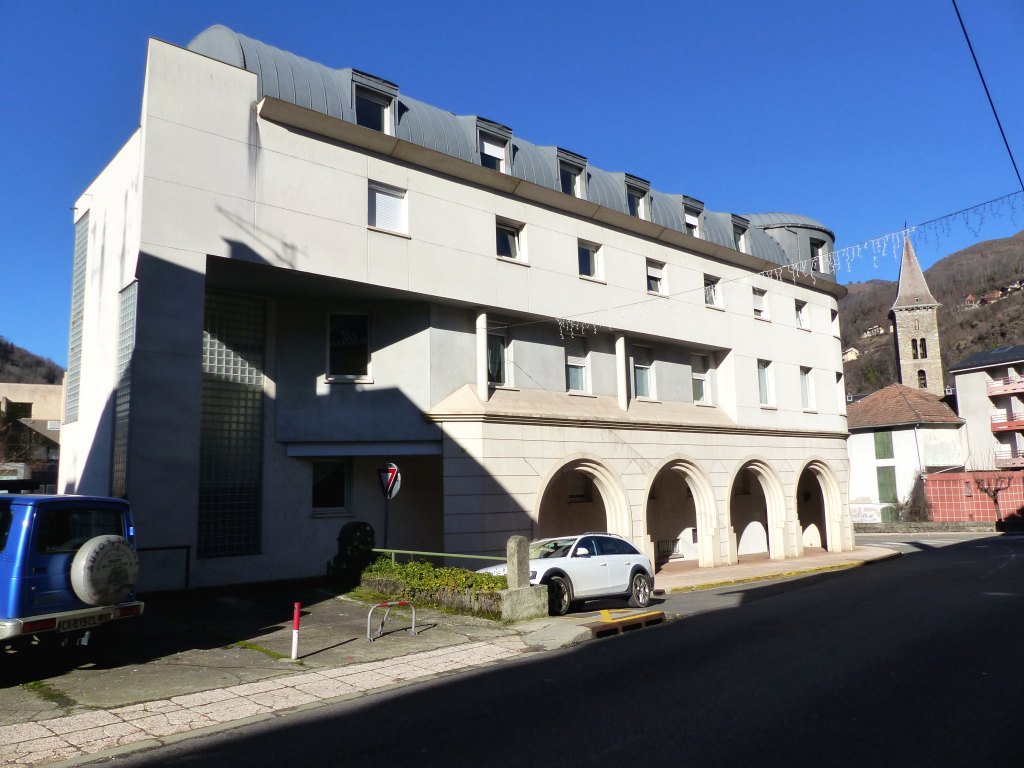 Partie orientale de l'hôpital, vue depuis le sud-est.