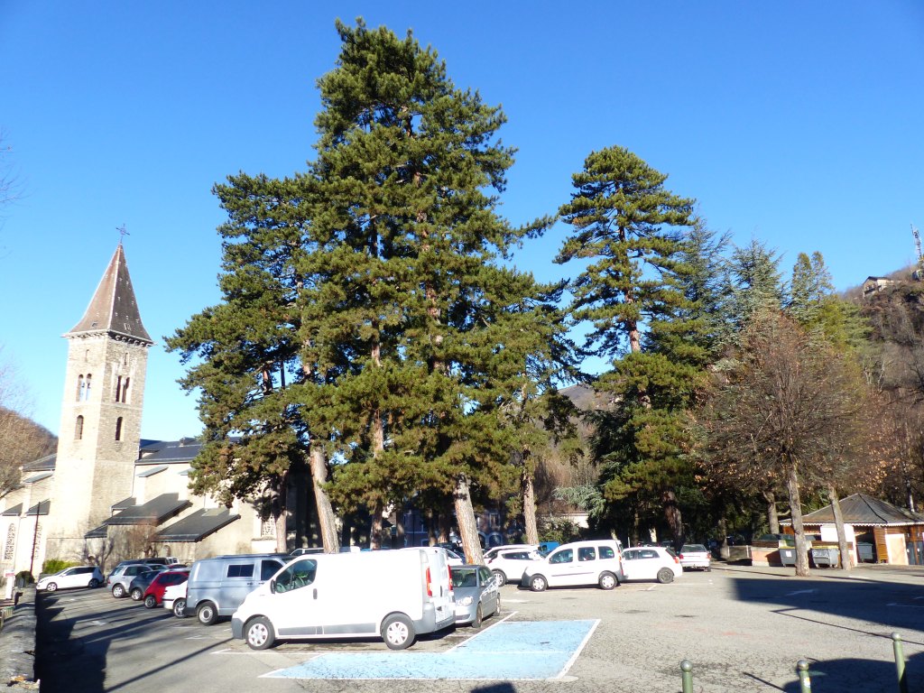 Vue d'ensemble de la partie sud du parc, vue depuis le sud-est.