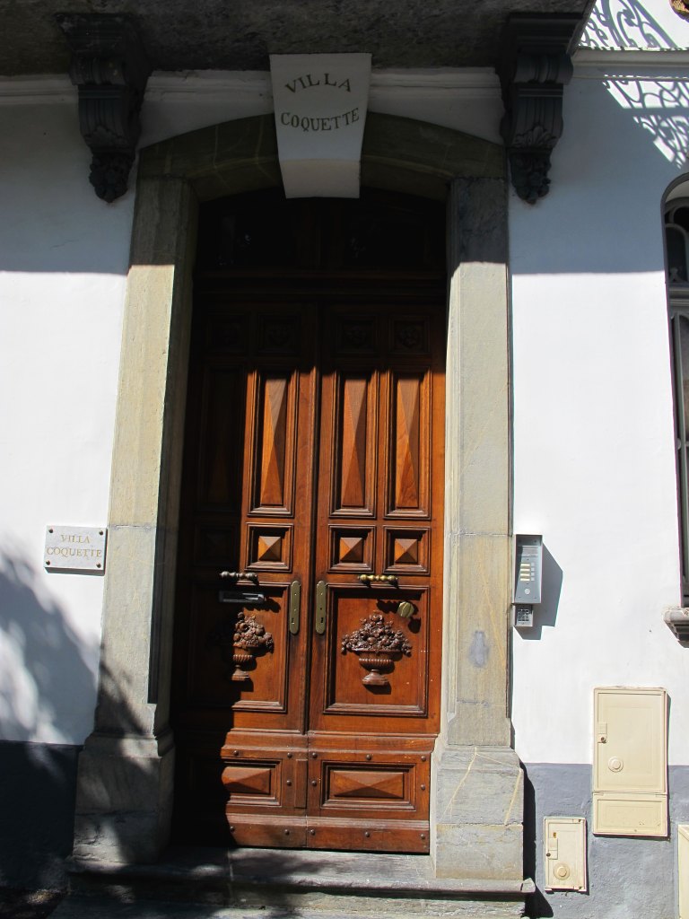 Vue d'ensemble de la porte.