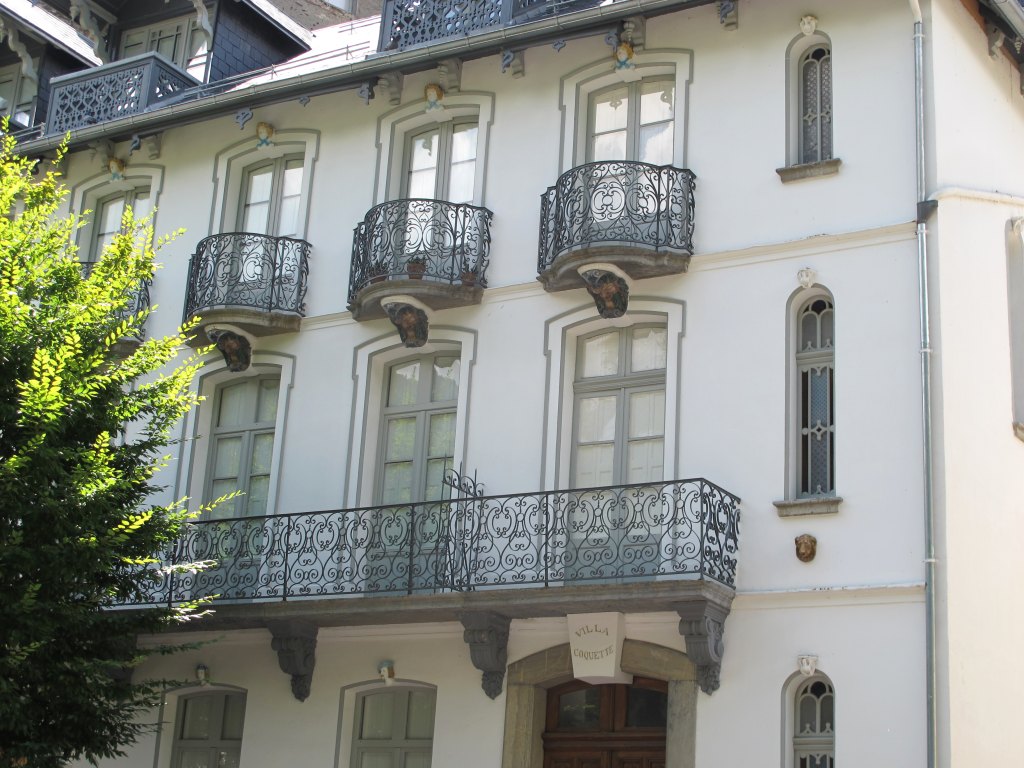 Vue de l'organisation en travées de la façade.