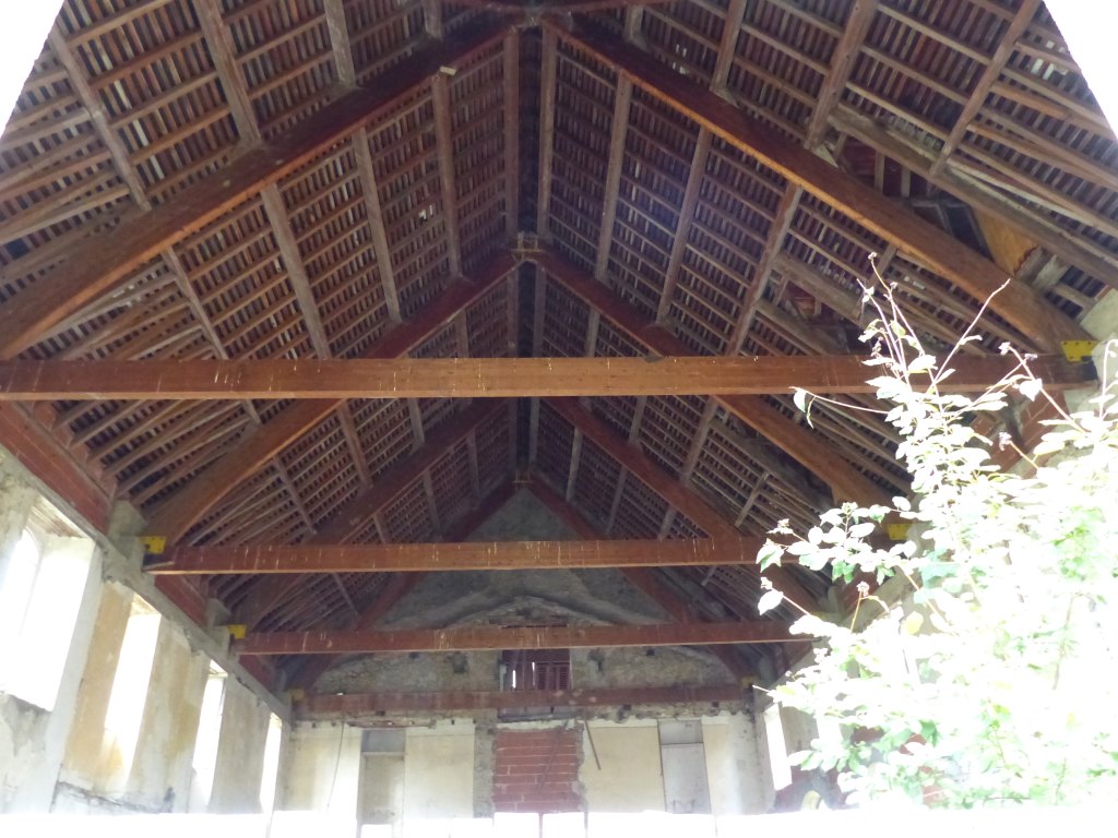 Charpente de la partie ouest (bâtiment primitif).