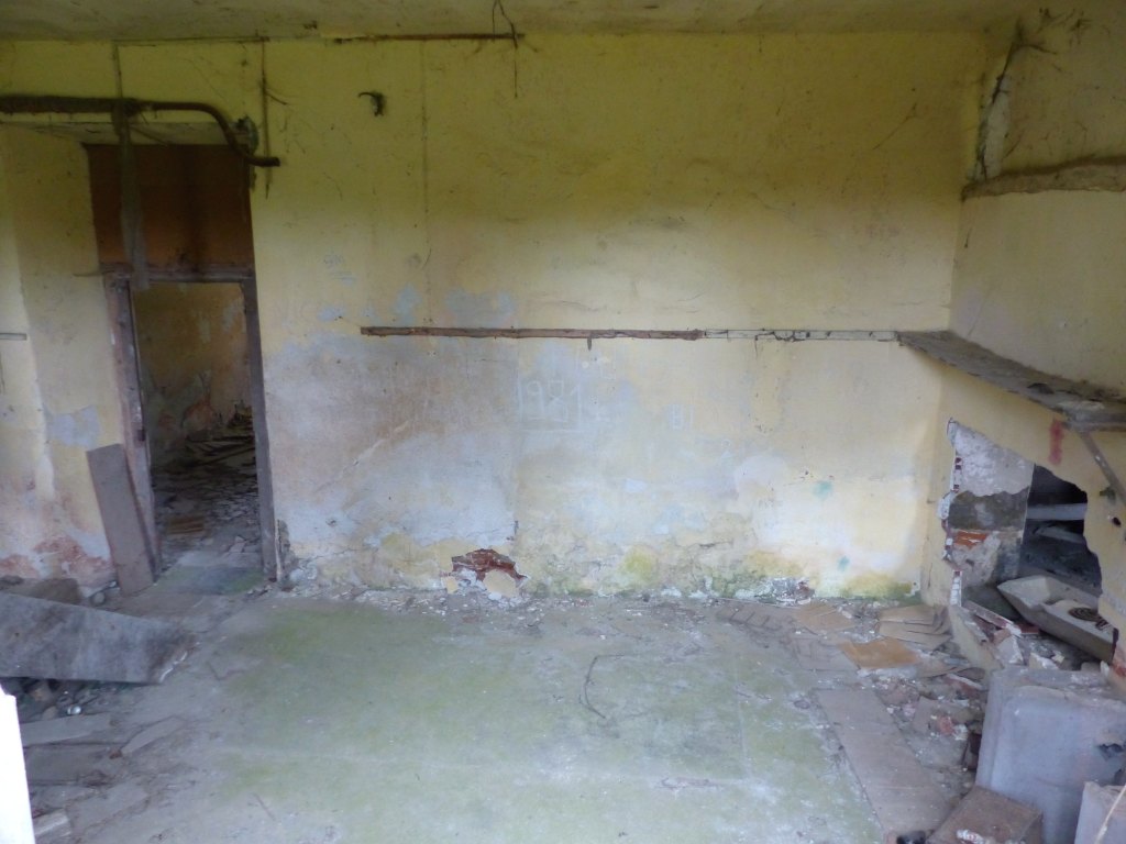 Vue de l'intérieur de l'ancien hôtel.