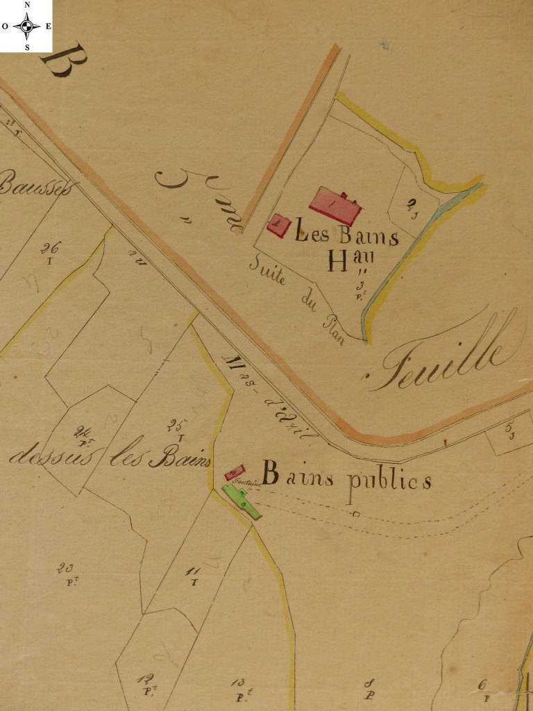 Extrait du cadastre de 1829 (D1 9).