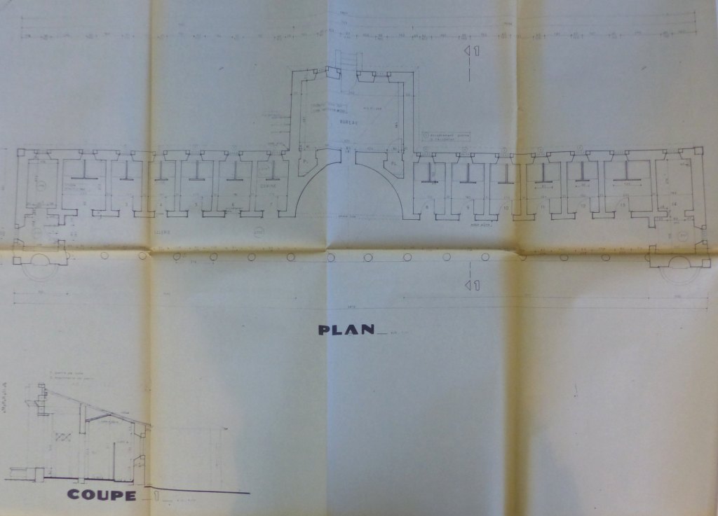 Plan de l'établissement thermal (1990).
