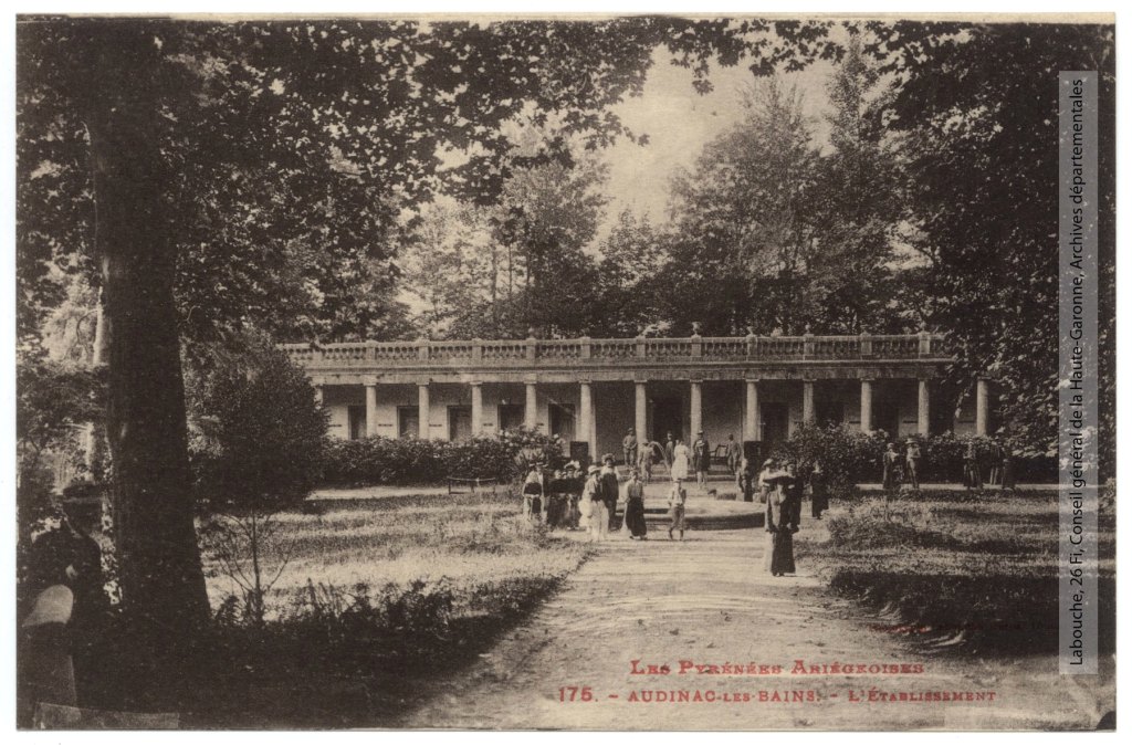 L'établissement thermal (carte postale).