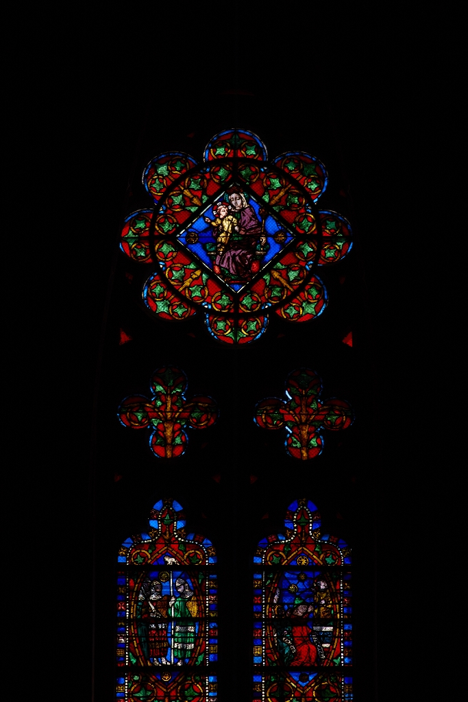 Baie 100 : verrière de l'Enfance du Christ