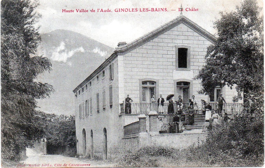 Carte postale ancienne : le chalet. 