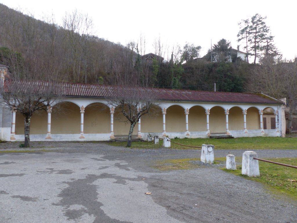 Aile ouest de l'établissement thermal.