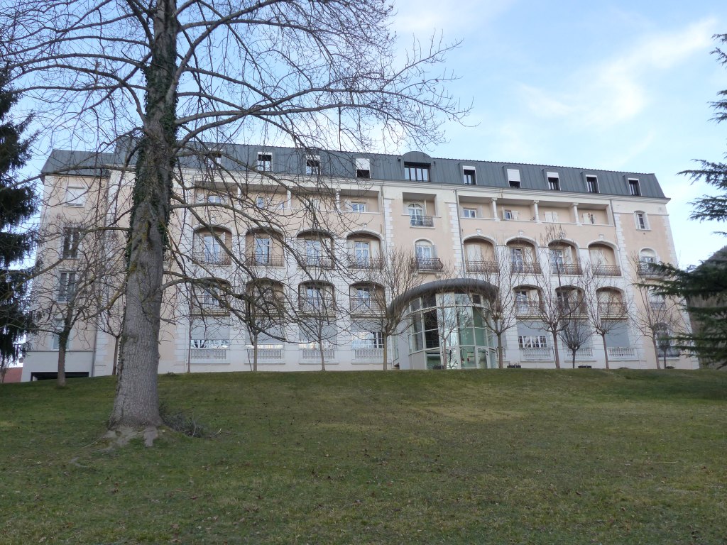 Façade ouest de l'ancien hôtel.