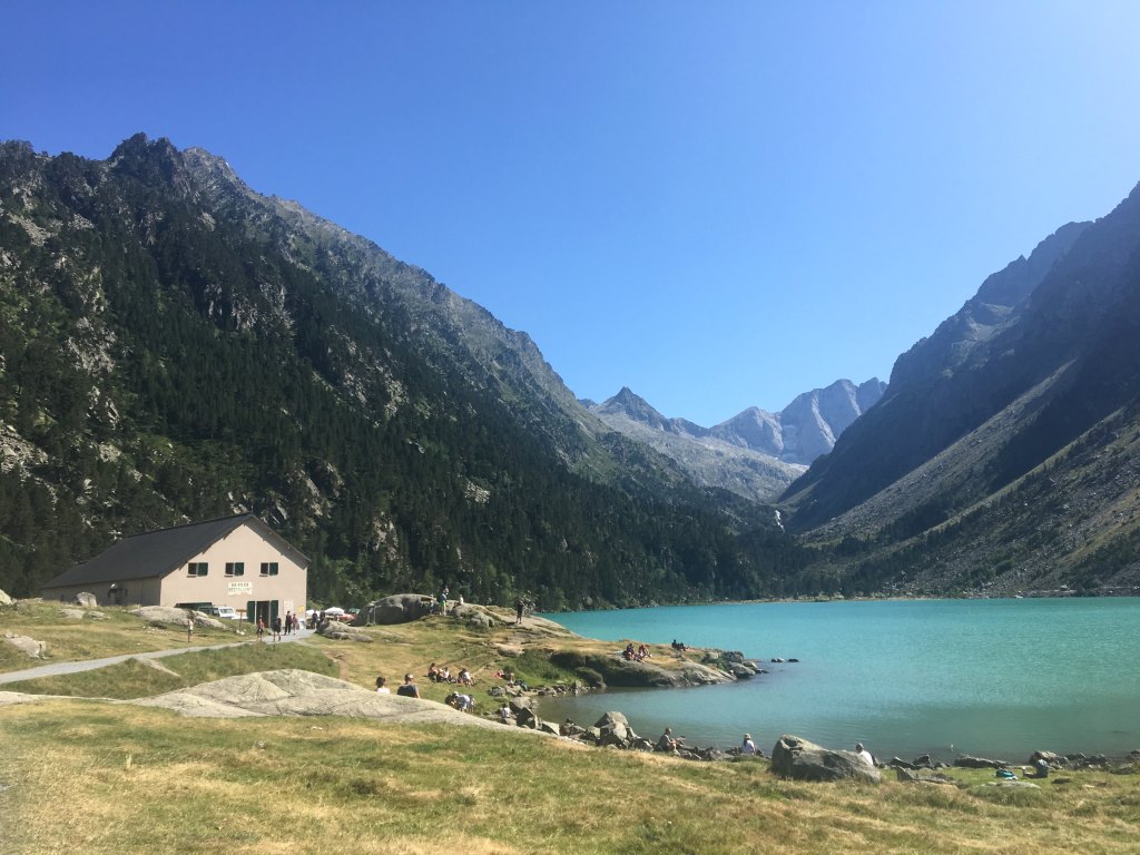 Hôtellerie du Lac de Gaube. Vue d'ensemble et site